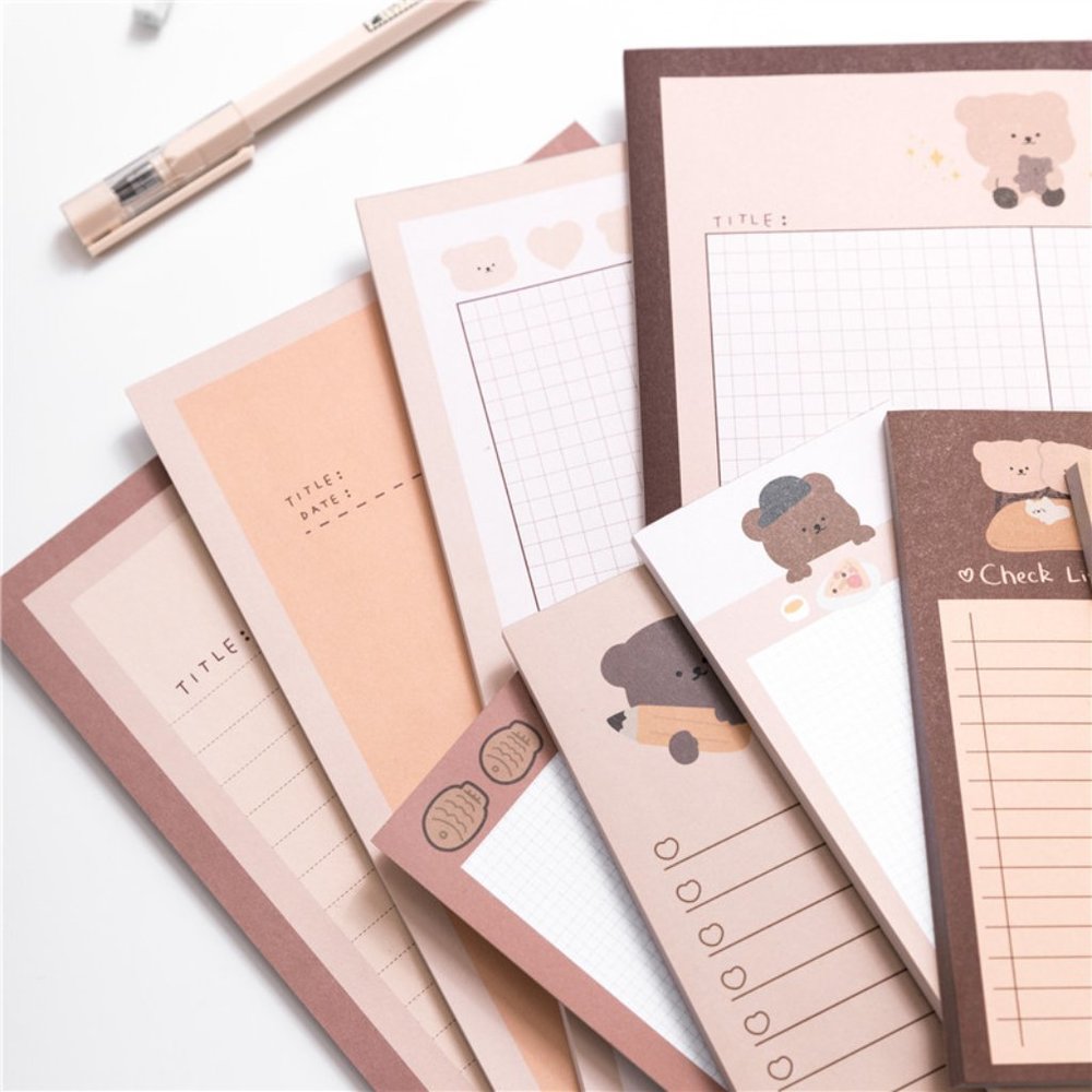 Korean Bear Sticky Notes - Picture 2 of 10